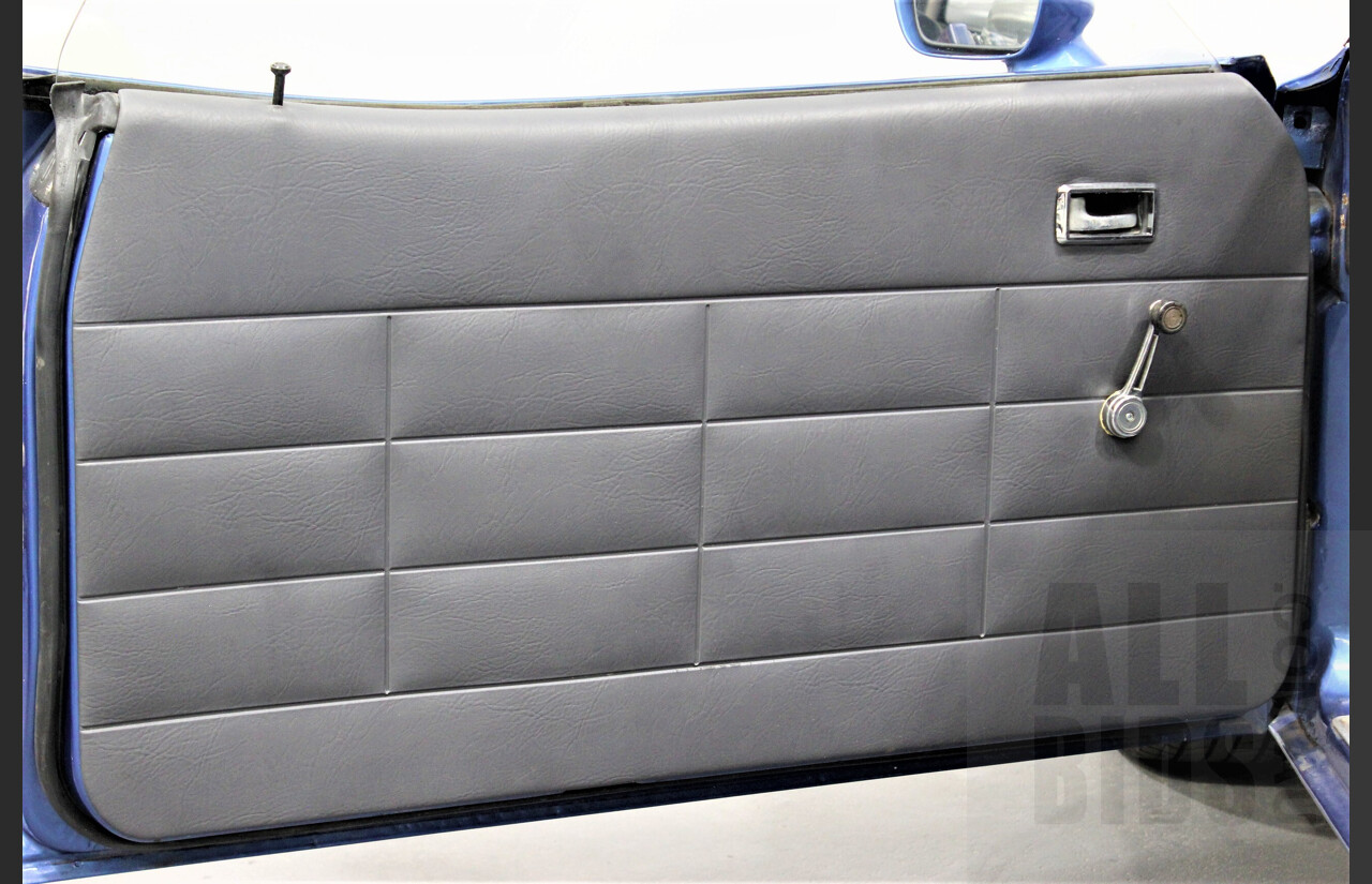 6/1972 Ford Falcon XA Utility Blue 5.8L 351ci V8