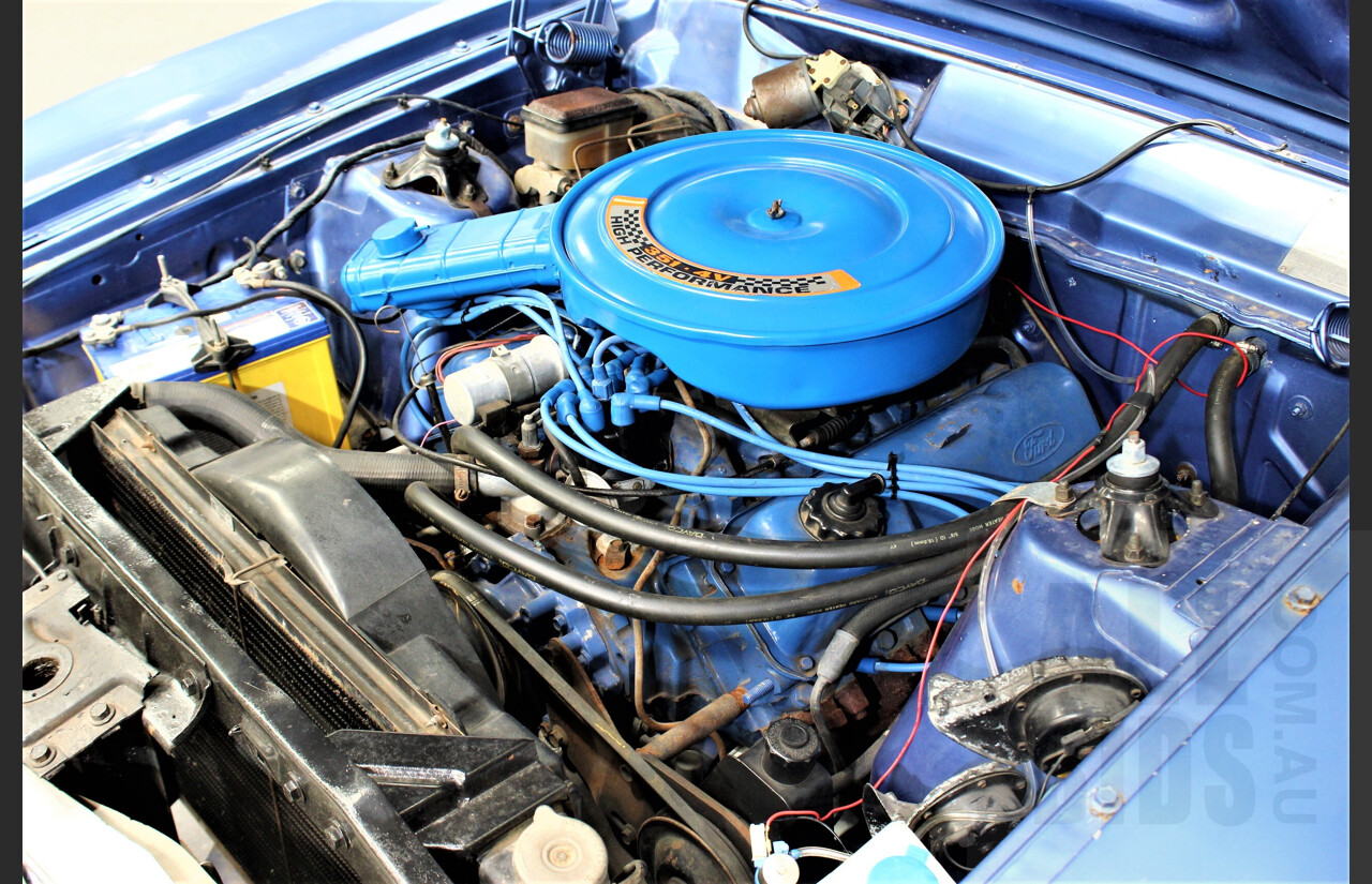 6/1972 Ford Falcon XA Utility Blue 5.8L 351ci V8
