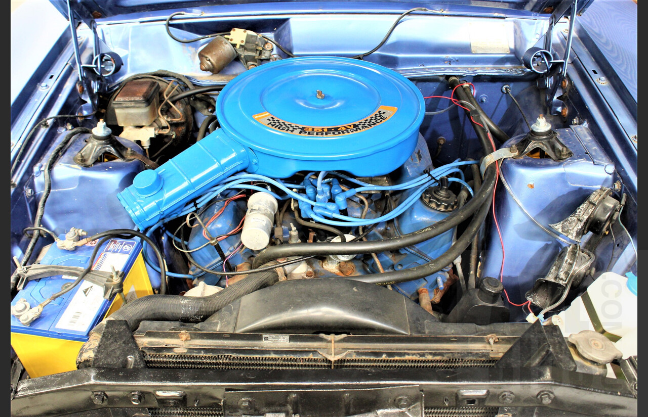 6/1972 Ford Falcon XA Utility Blue 5.8L 351ci V8