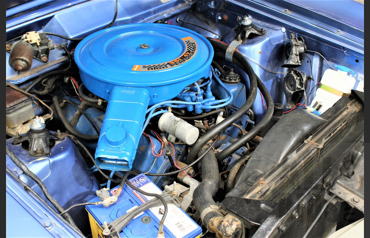 6/1972 Ford Falcon XA Utility Blue 5.8L 351ci V8