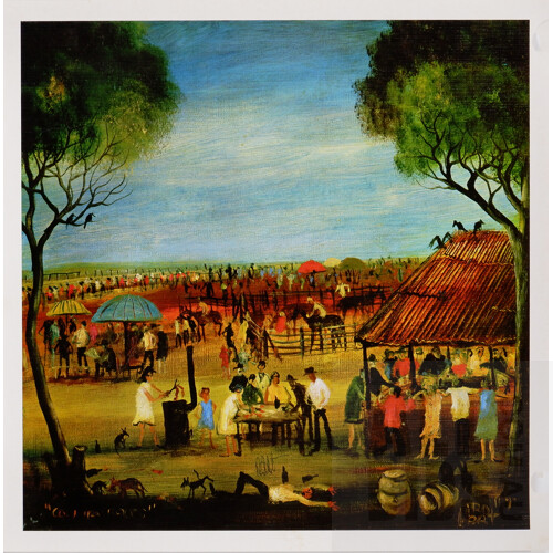 Eight Pro Hart Prints, Most Limited Editions and Signed, Largest 50 x 60 cm (sheet size). Unframed (8)