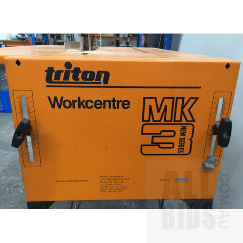 Triton MK3 Workcentre And Black And Decker 9Inch Heavy Duty Saw