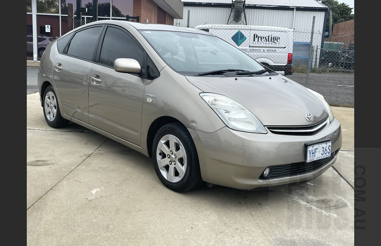 9/2008 Toyota Prius I-tech Hybrid NHW20R MY06 UPGRADE 5d Hatchback Bronze 1.5L