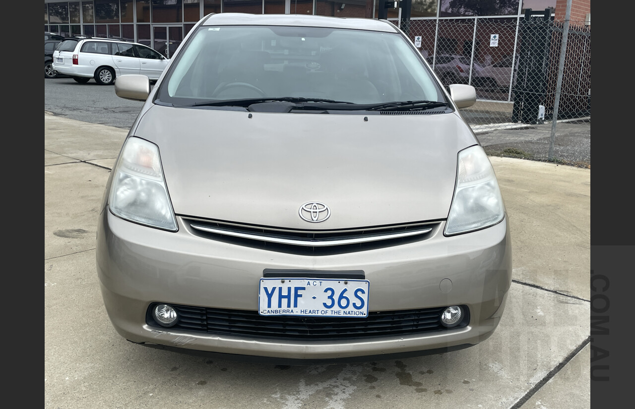 9/2008 Toyota Prius I-tech Hybrid NHW20R MY06 UPGRADE 5d Hatchback Bronze 1.5L