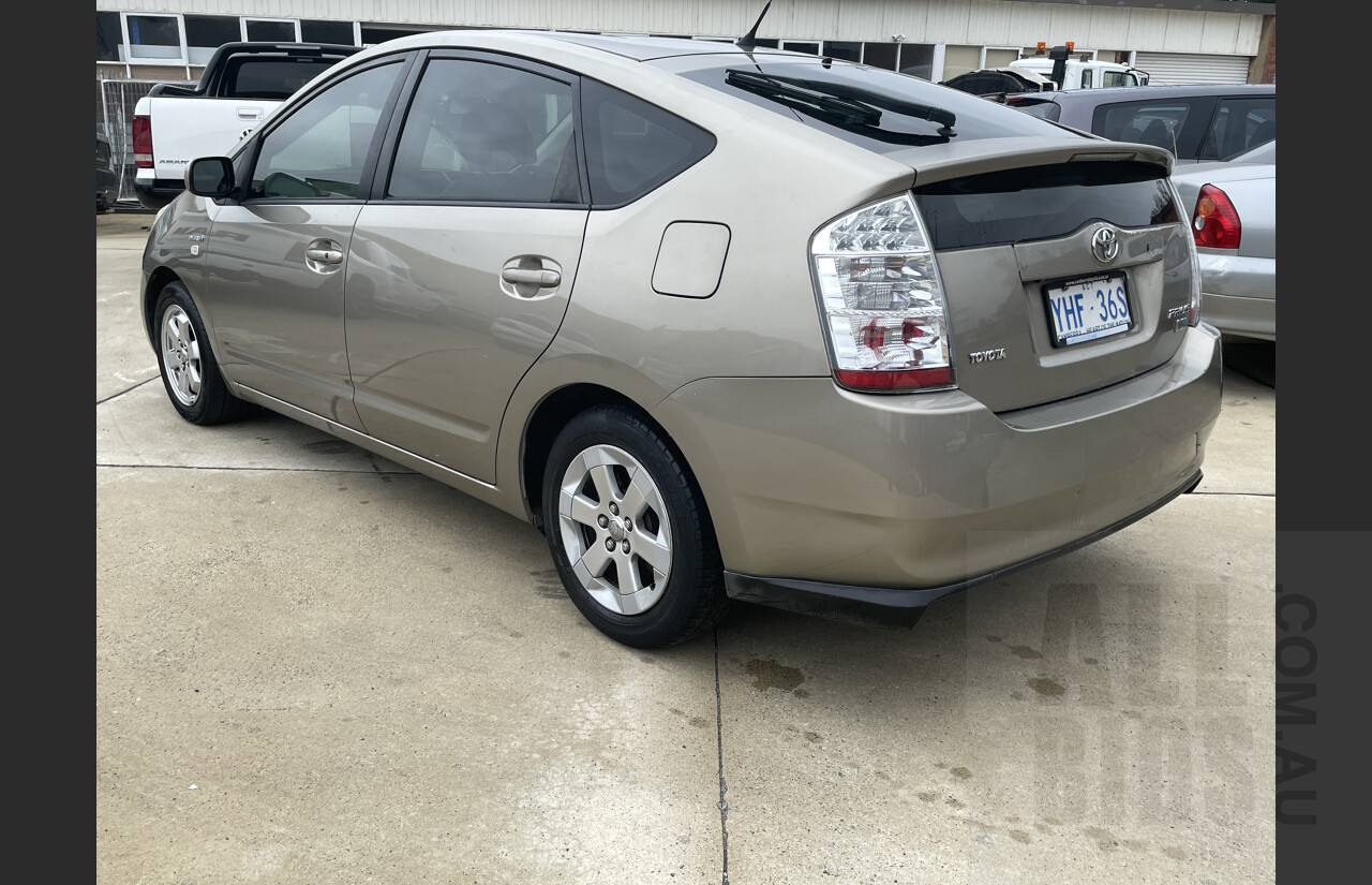 9/2008 Toyota Prius I-tech Hybrid NHW20R MY06 UPGRADE 5d Hatchback Bronze 1.5L