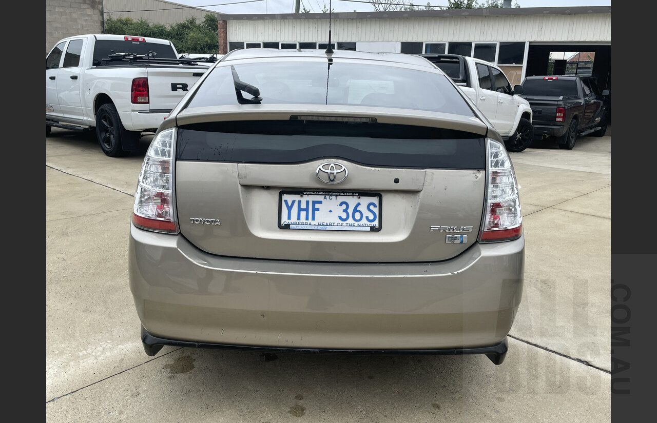 9/2008 Toyota Prius I-tech Hybrid NHW20R MY06 UPGRADE 5d Hatchback Bronze 1.5L