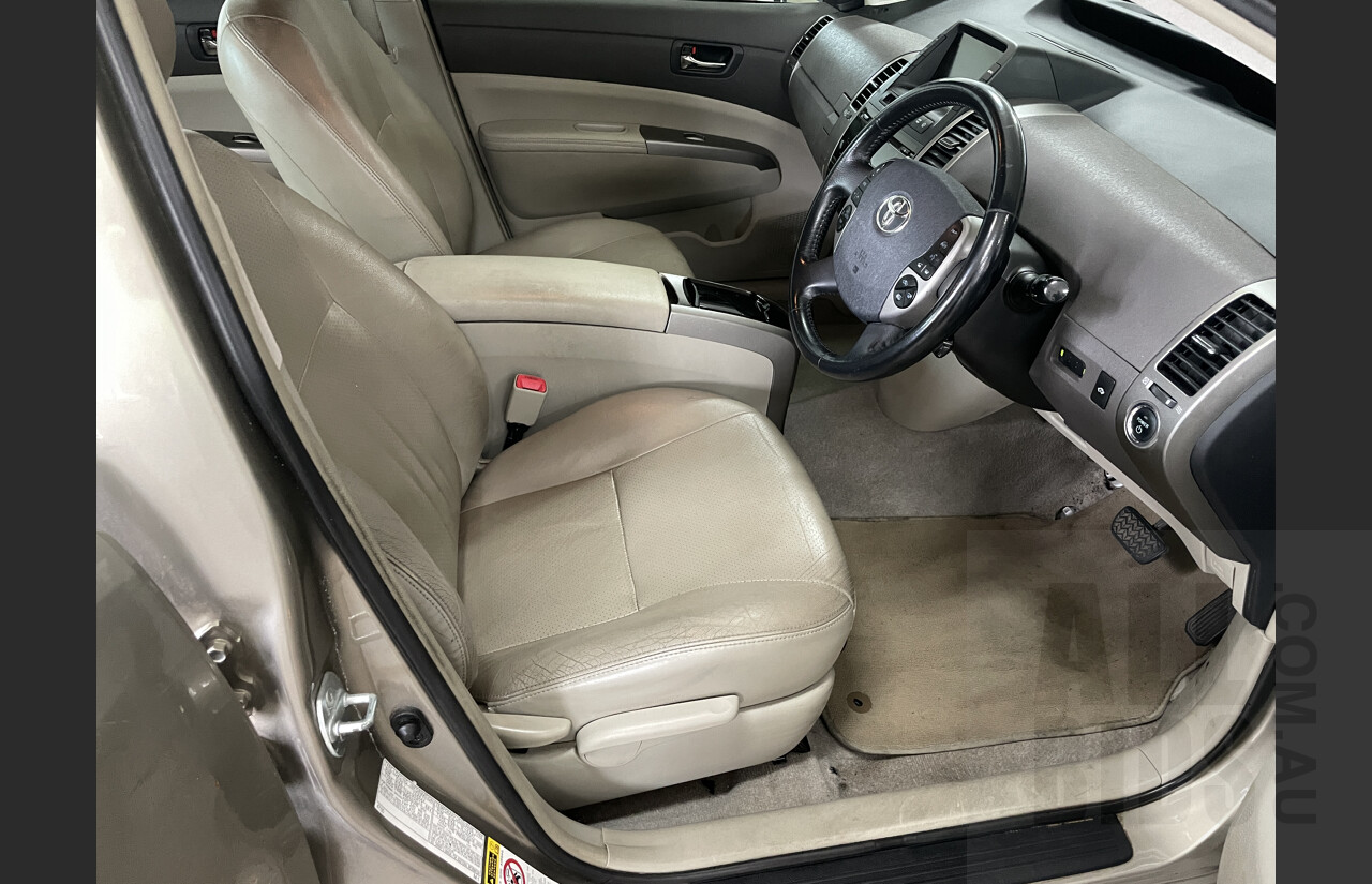 9/2008 Toyota Prius I-tech Hybrid NHW20R MY06 UPGRADE 5d Hatchback Bronze 1.5L