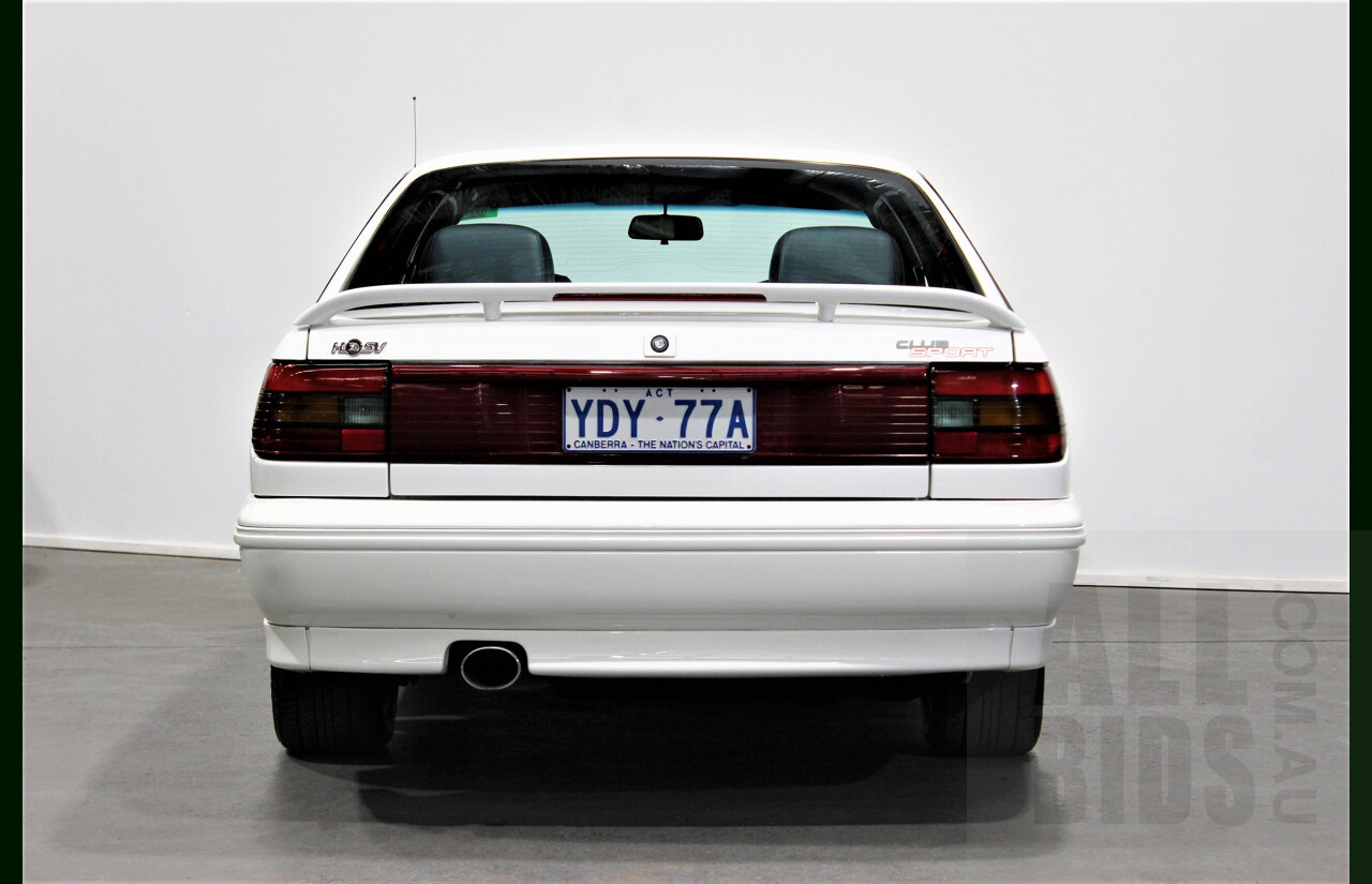 Holden HSV Clubsport VP 4d Sedan White 5.0L V8 Manual