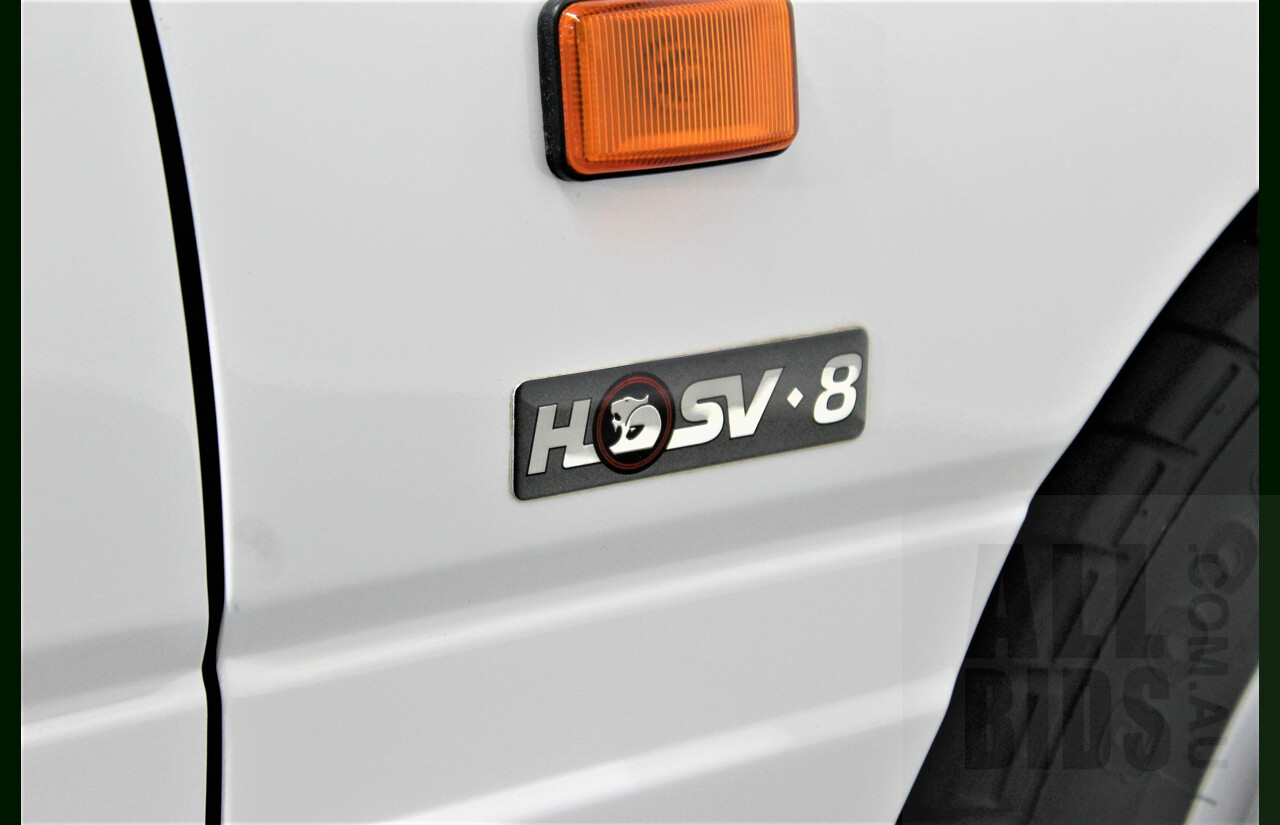 Holden HSV Clubsport VP 4d Sedan White 5.0L V8 Manual