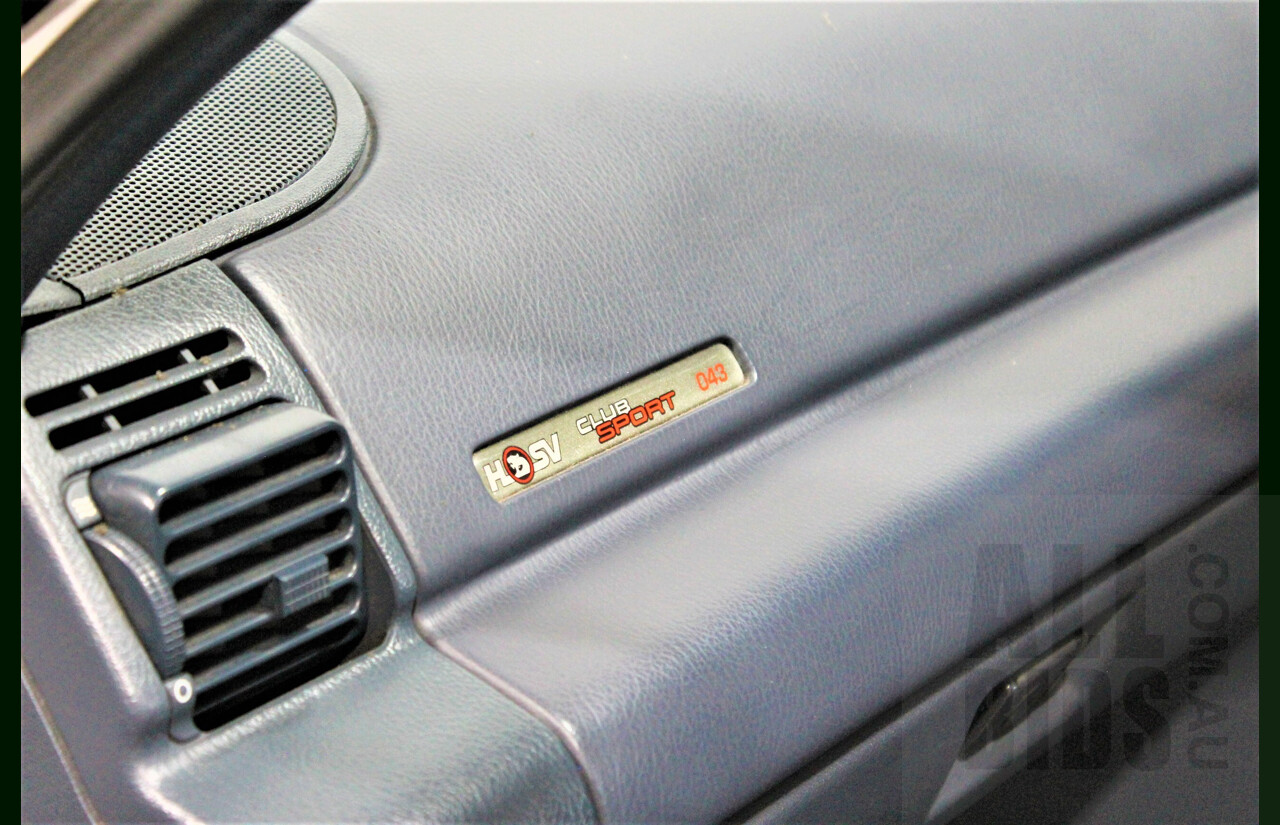 Holden HSV Clubsport VP 4d Sedan White 5.0L V8 Manual