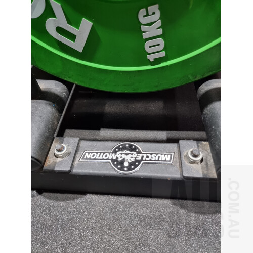 Muscle Motion Weight Plate Mass Storage Rack