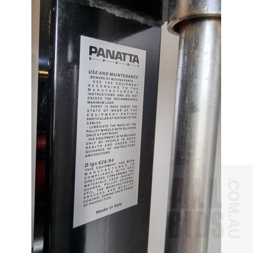 Panatta Seated Quad Leg Extension Machine