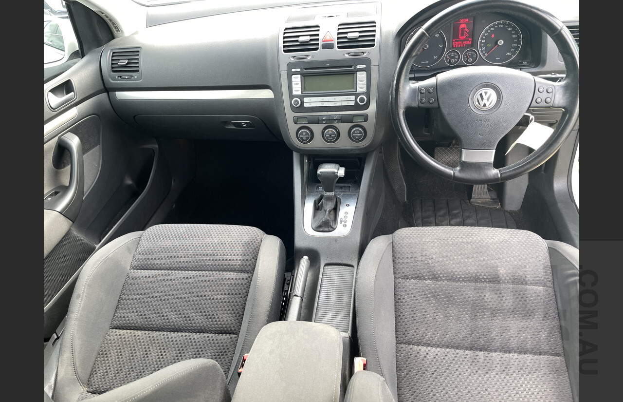 6/2008 Volkswagen Golf 2.0 TDI Pacific 1K MY08 UPGRADE 2 5d Hatchback White 2.0L