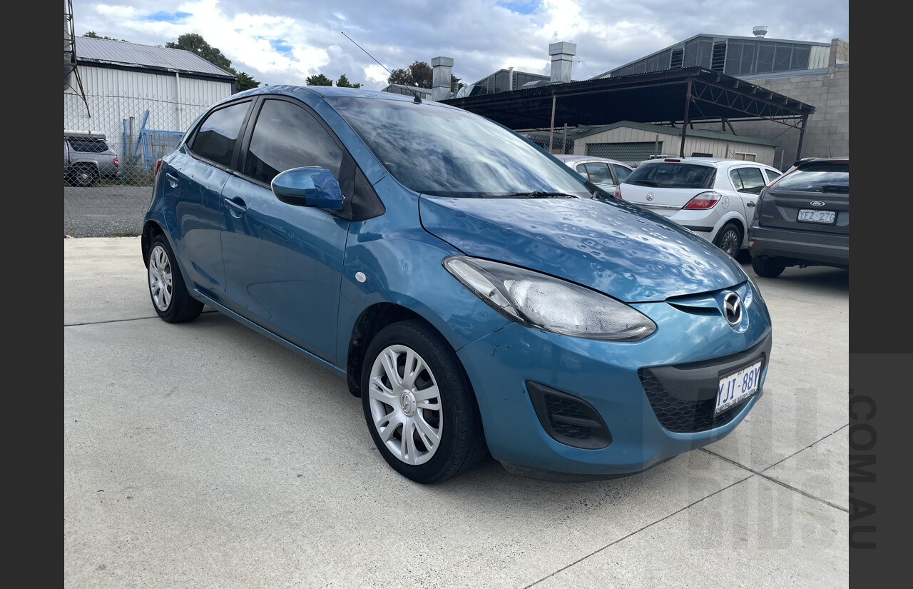 12/2012 Mazda Mazda2 NEO DE MY12 5d Hatchback Blue 1.5L