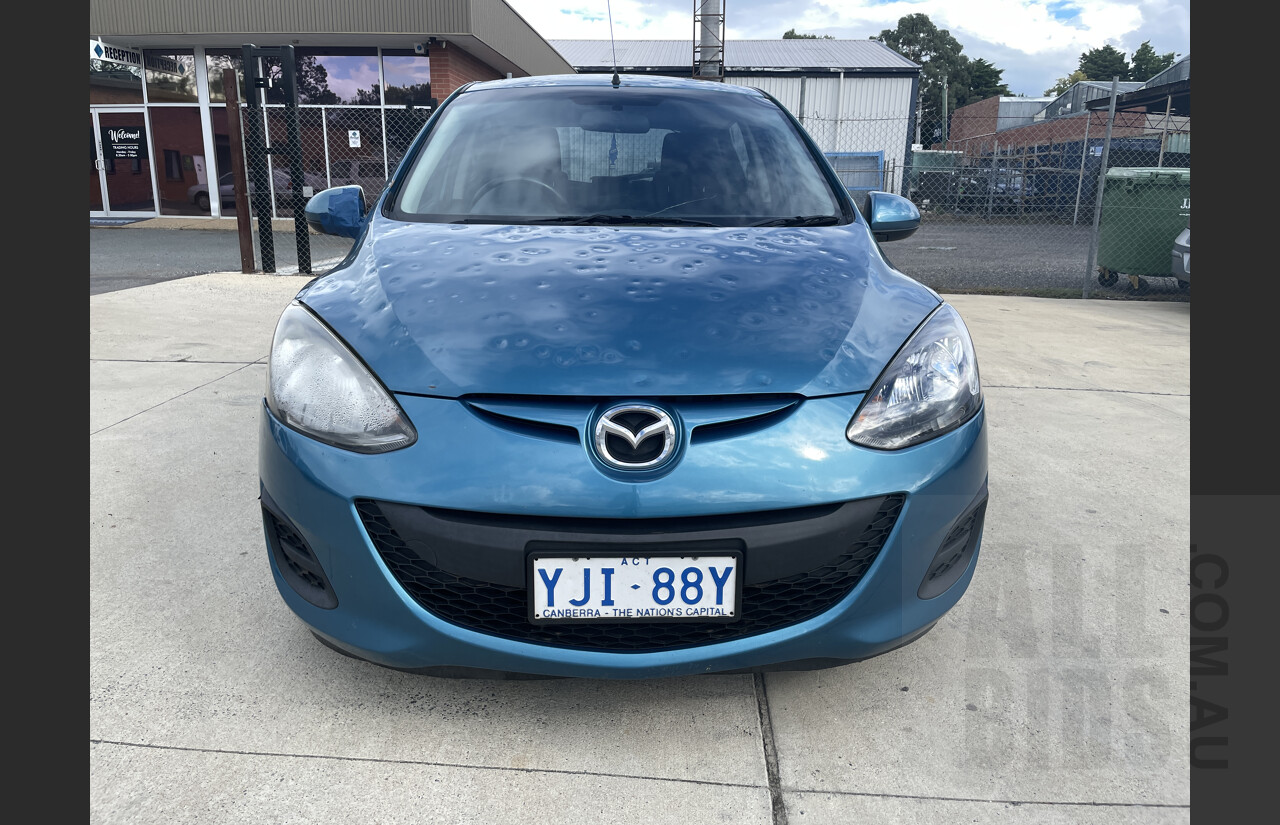 12/2012 Mazda Mazda2 NEO DE MY12 5d Hatchback Blue 1.5L