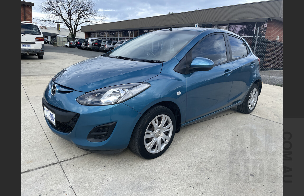 12/2012 Mazda Mazda2 NEO DE MY12 5d Hatchback Blue 1.5L