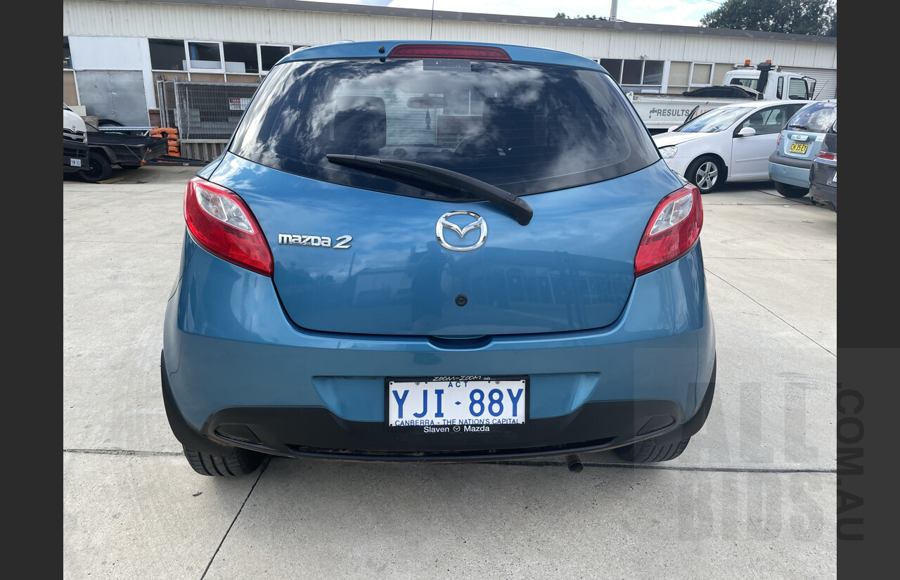 12/2012 Mazda Mazda2 NEO DE MY12 5d Hatchback Blue 1.5L