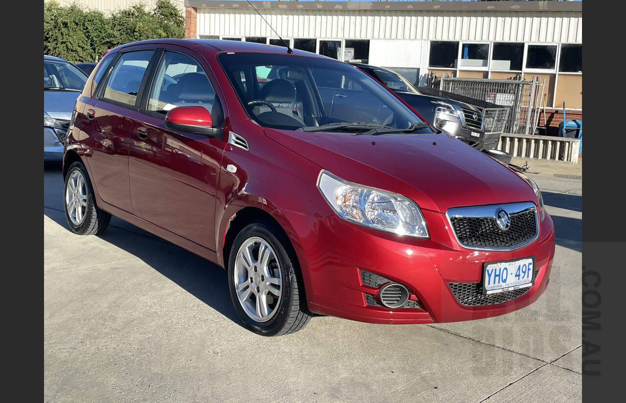 7/2011 Holden Barina  TK MY11 5d Hatchback Red 1.6L