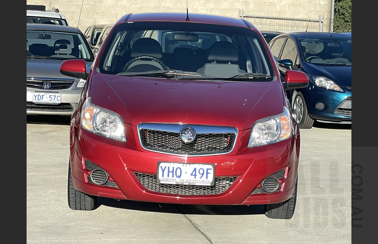7/2011 Holden Barina  TK MY11 5d Hatchback Red 1.6L