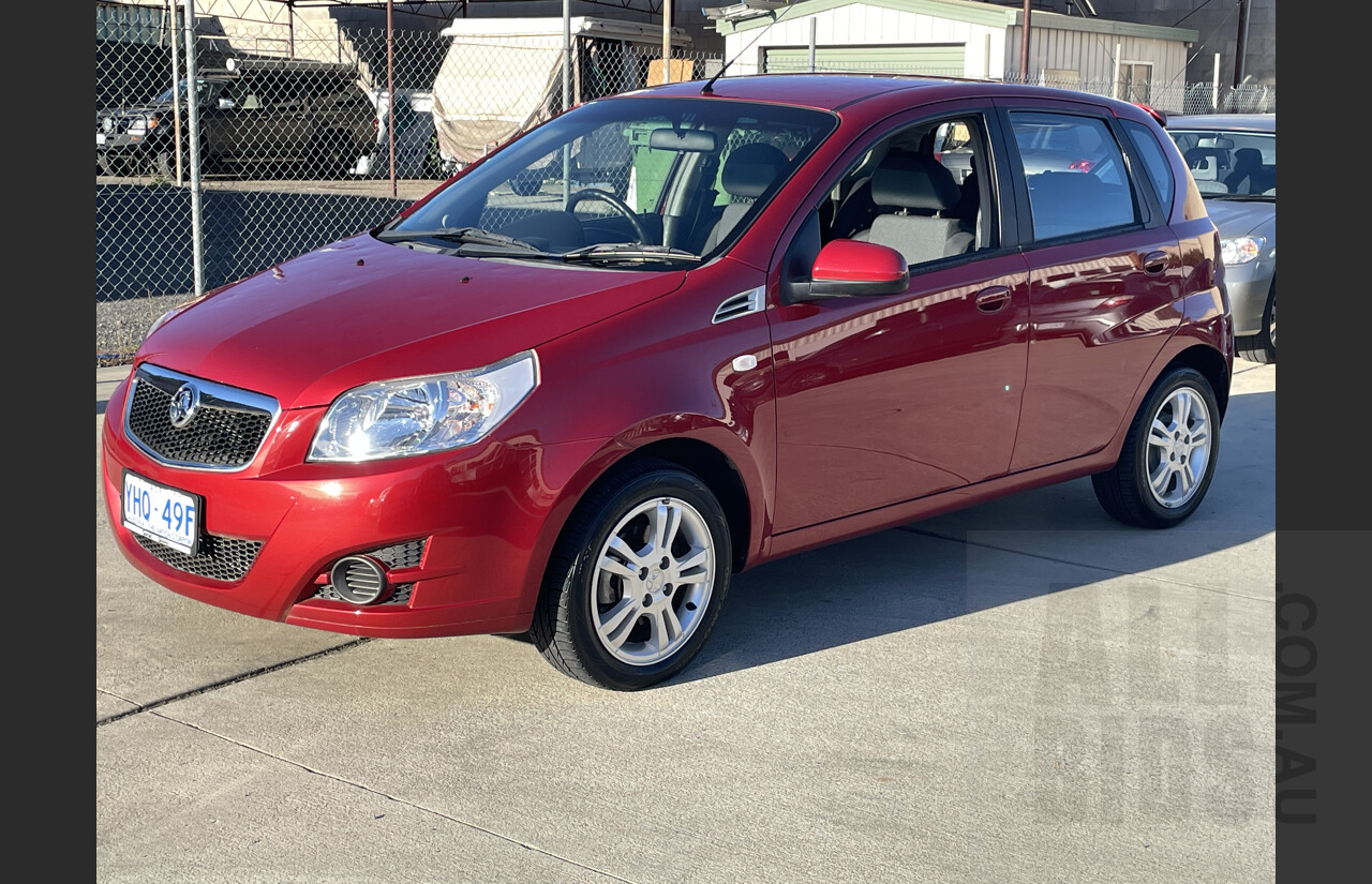 7/2011 Holden Barina  TK MY11 5d Hatchback Red 1.6L