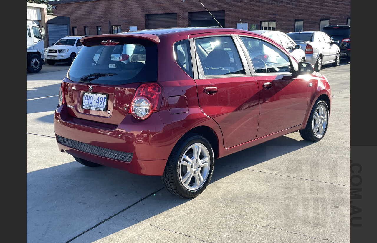 7/2011 Holden Barina  TK MY11 5d Hatchback Red 1.6L