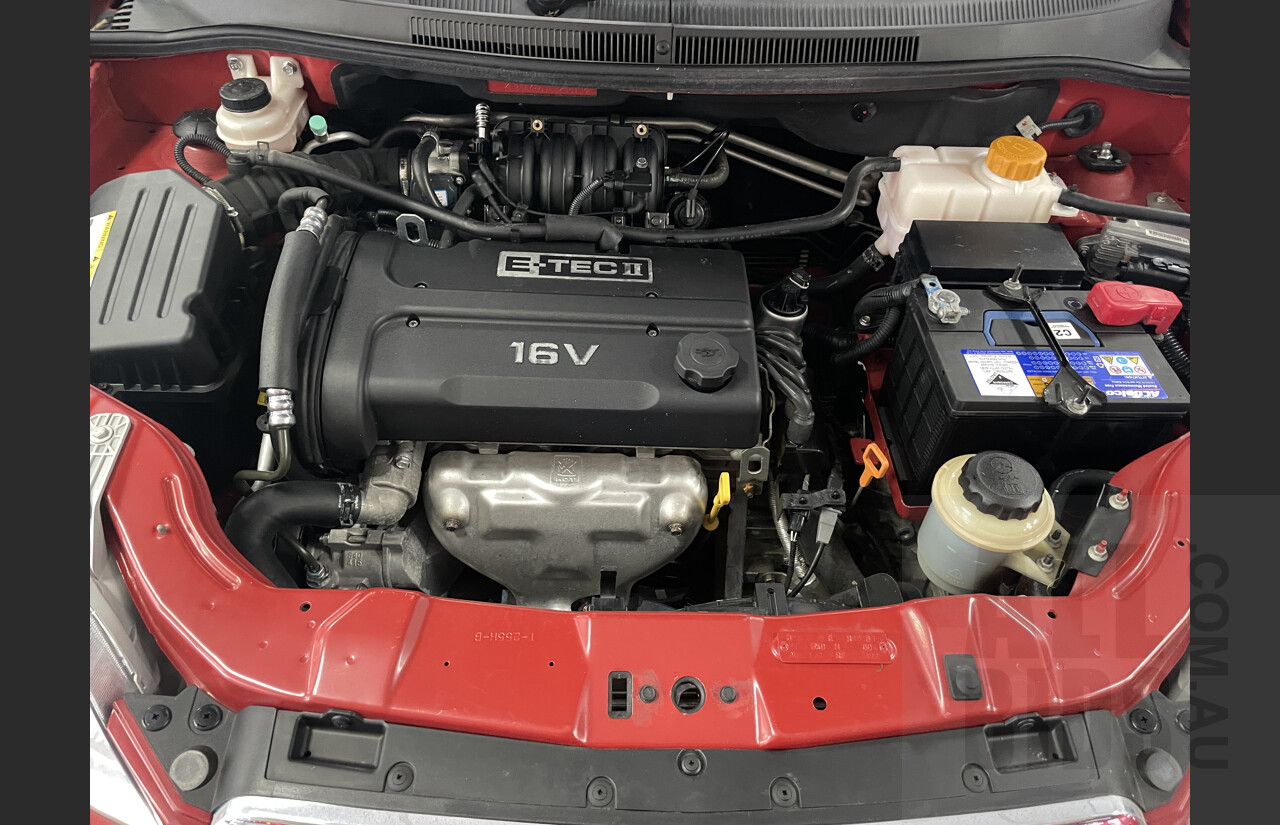 7/2011 Holden Barina  TK MY11 5d Hatchback Red 1.6L