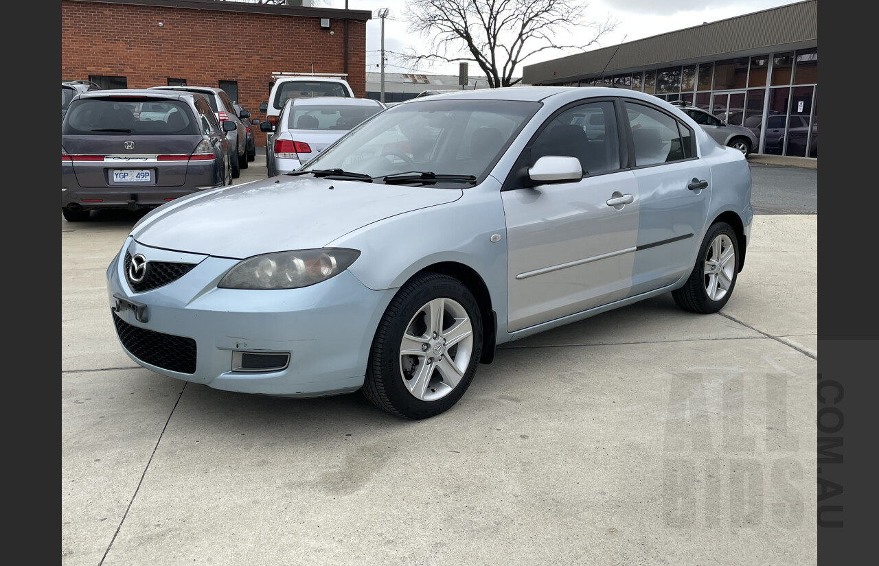 12/2006 Mazda Mazda3 BK MY06 UPGRADE 4d Sedan Blue 2.0L