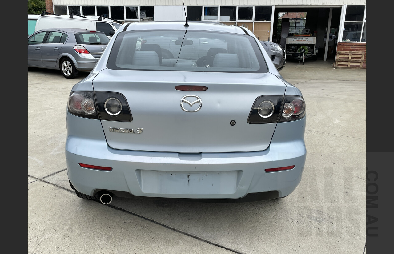 12/2006 Mazda Mazda3 BK MY06 UPGRADE 4d Sedan Blue 2.0L