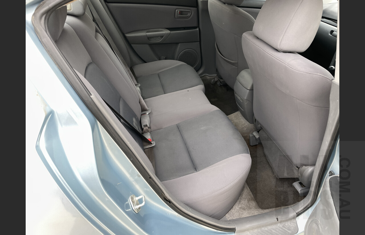 12/2006 Mazda Mazda3 BK MY06 UPGRADE 4d Sedan Blue 2.0L