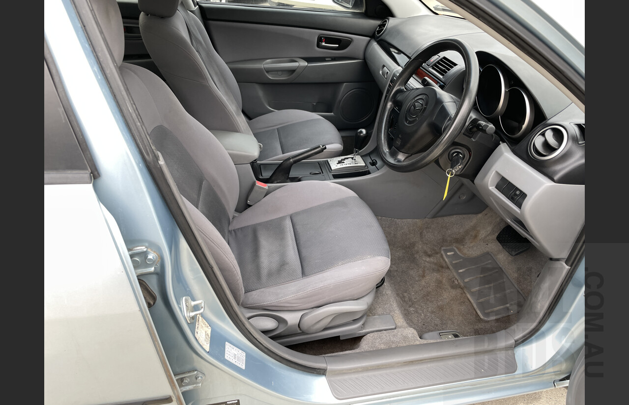 12/2006 Mazda Mazda3 BK MY06 UPGRADE 4d Sedan Blue 2.0L