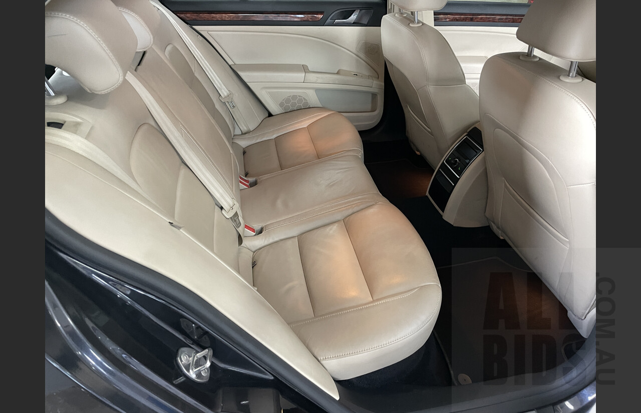 3/2010 Skoda Superb 191 FSI V6 Elegance 3T MY11 4d Sedan Black 3.6L