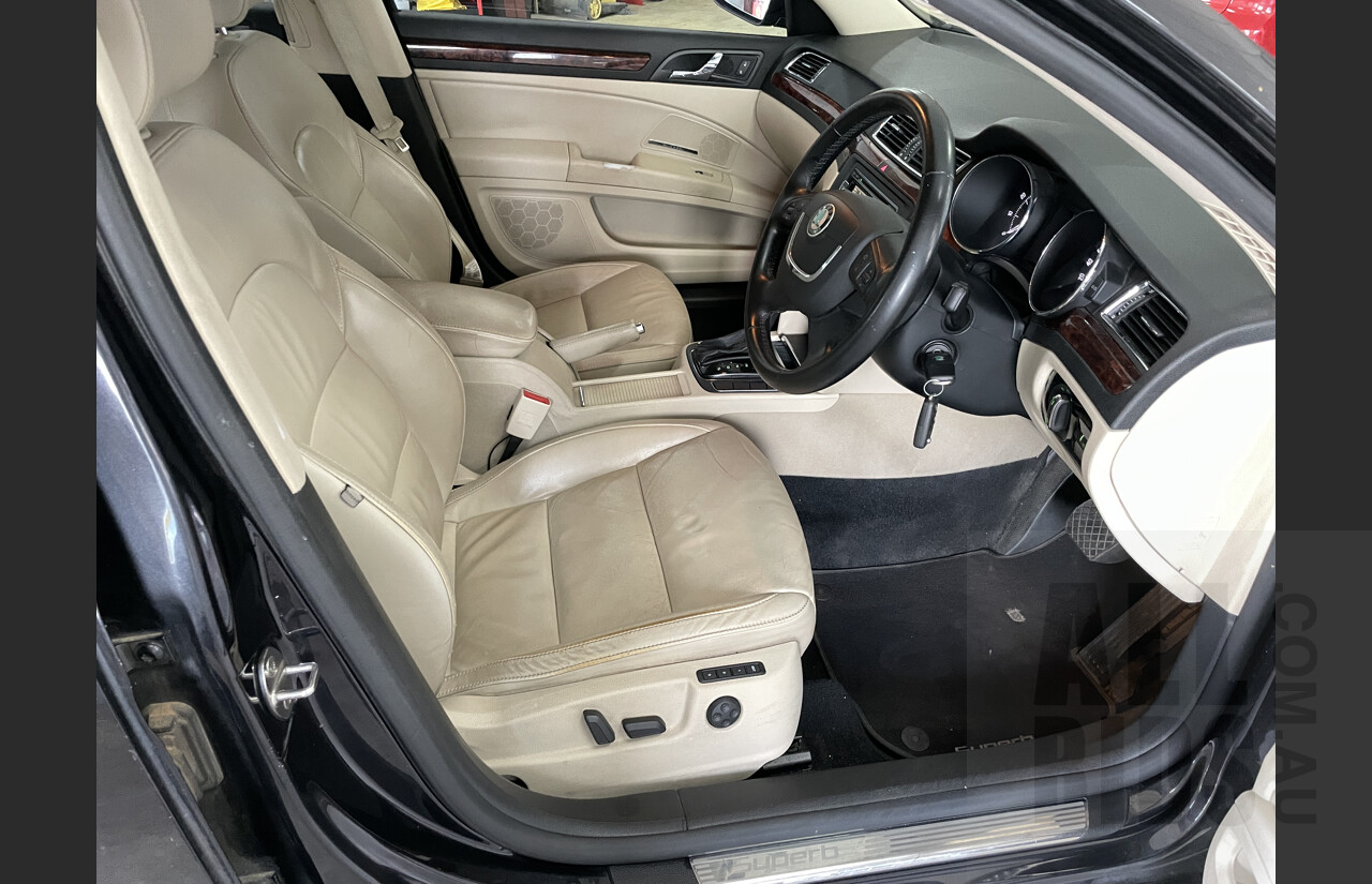 3/2010 Skoda Superb 191 FSI V6 Elegance 3T MY11 4d Sedan Black 3.6L