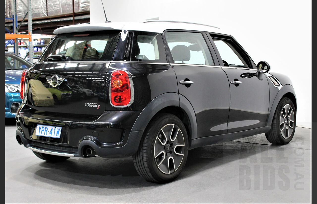 5/2012 Mini Cooper S Countryman R60 4d Wagon Black 1.6L Turbo
