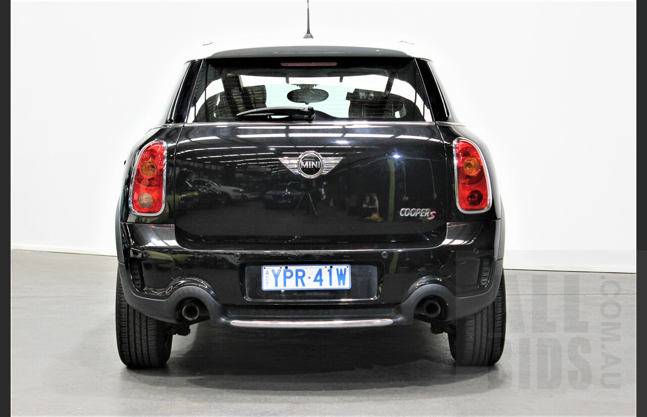 5/2012 Mini Cooper S Countryman R60 4d Wagon Black 1.6L Turbo