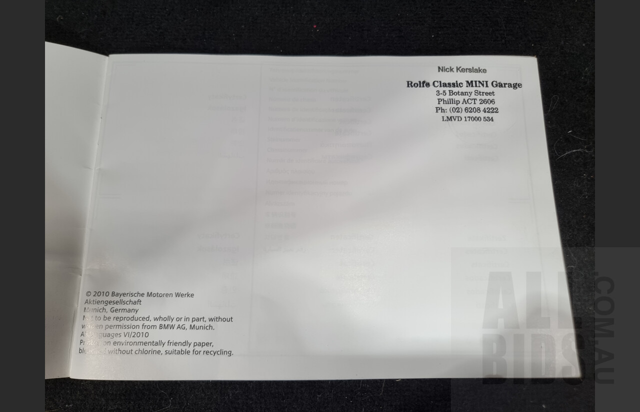 5/2012 Mini Cooper S Countryman R60 4d Wagon Black 1.6L Turbo