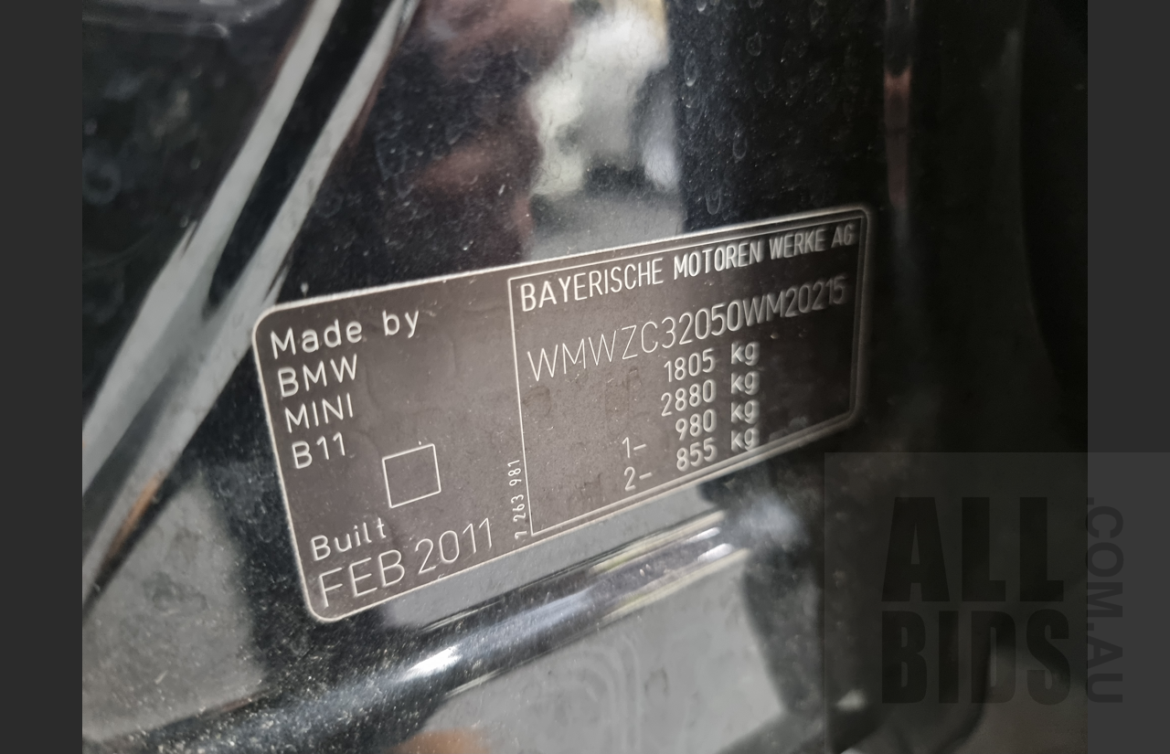 5/2012 Mini Cooper S Countryman R60 4d Wagon Black 1.6L Turbo