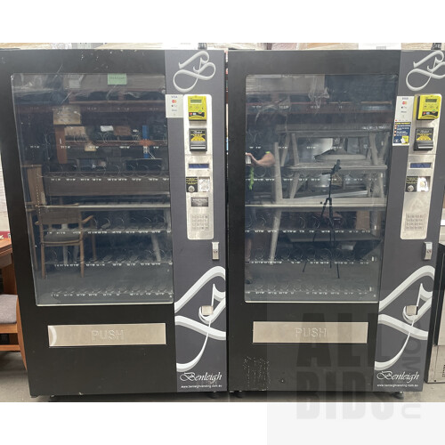 Benleigh Refrigerated Vending Machines - Lot of 2
