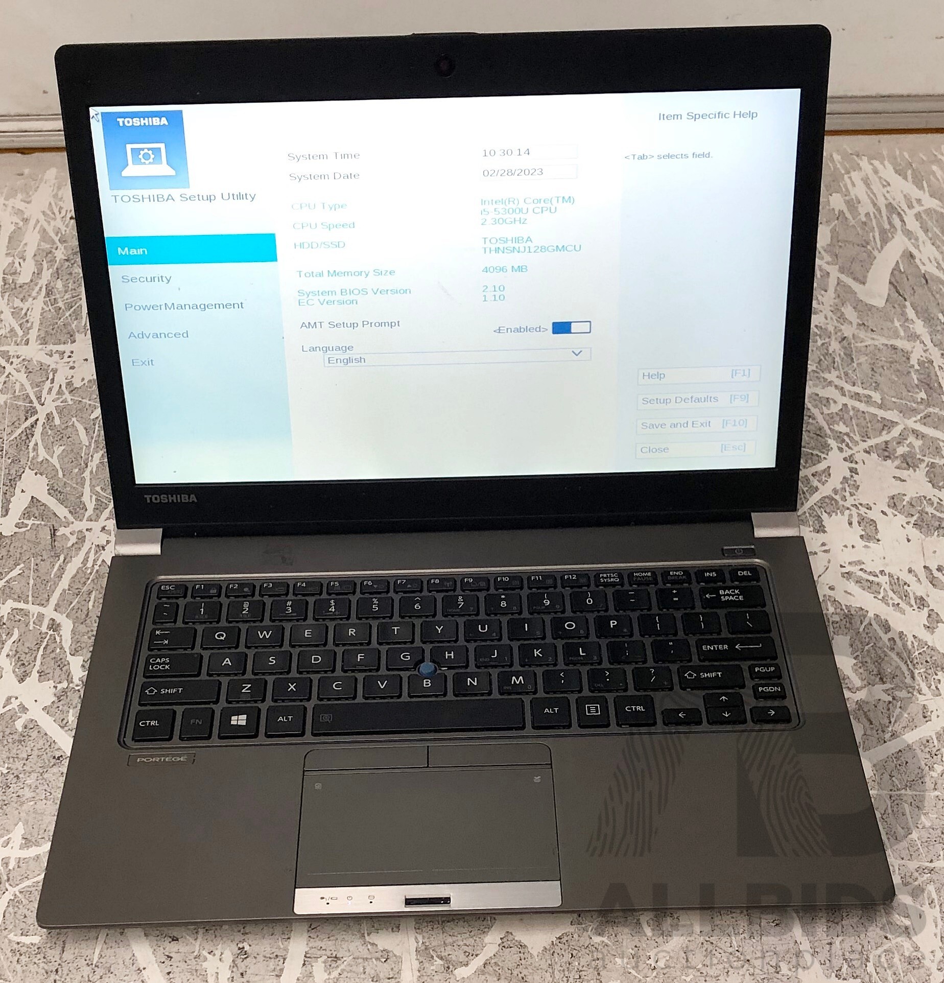 Toshiba Portege Z30-B Intel Core - Lot 1465970 | ALLBIDS