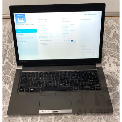 Toshiba Portégé Intel Core i5-5300U Toshiba Portege Z30 - i5-5300U · Intel HD Graphics 5500 (споделена