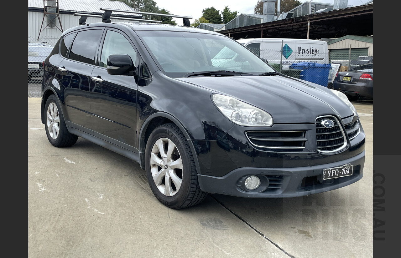 11/2007 Subaru Tribeca 3.0R Premium (7 Seat) MY07 4d Wagon Black 3.0L