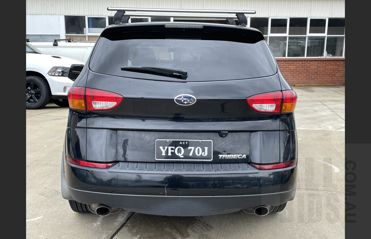 11/2007 Subaru Tribeca 3.0R Premium (7 Seat) MY07 4d Wagon Black 3.0L