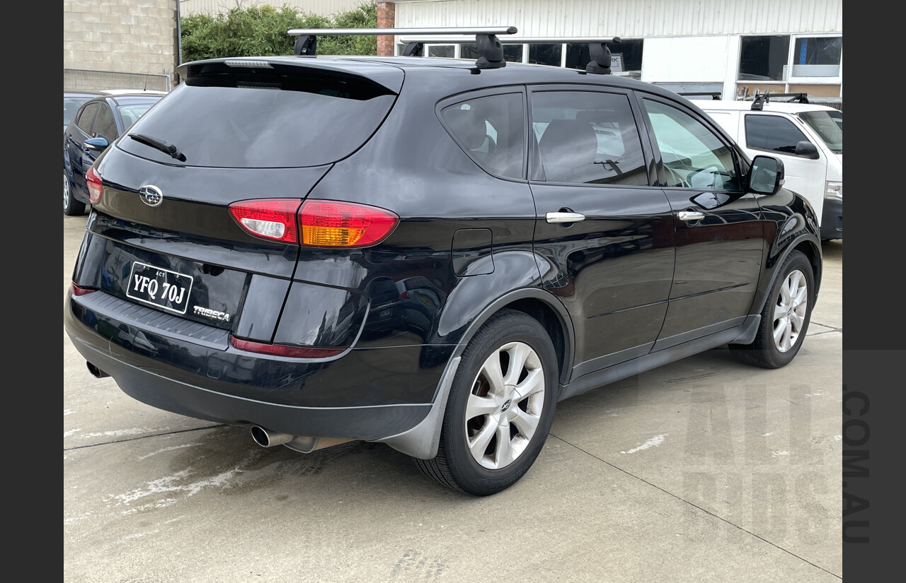 11/2007 Subaru Tribeca 3.0R Premium (7 Seat) MY07 4d Wagon Black 3.0L