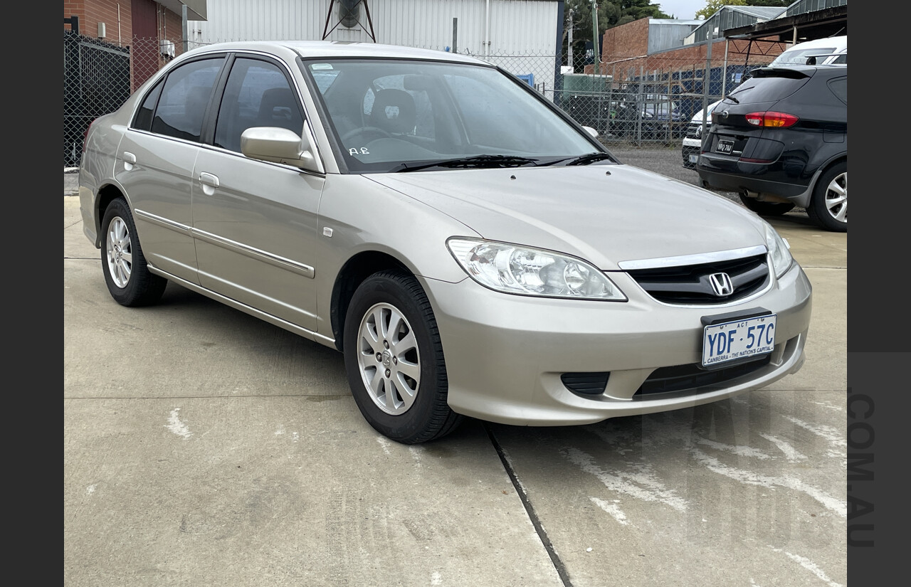 5/2004 Honda Civic GLi 7TH GEN 4d Sedan Beige 1.7L