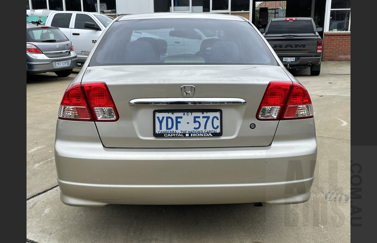 5/2004 Honda Civic GLi 7TH GEN 4d Sedan Beige 1.7L