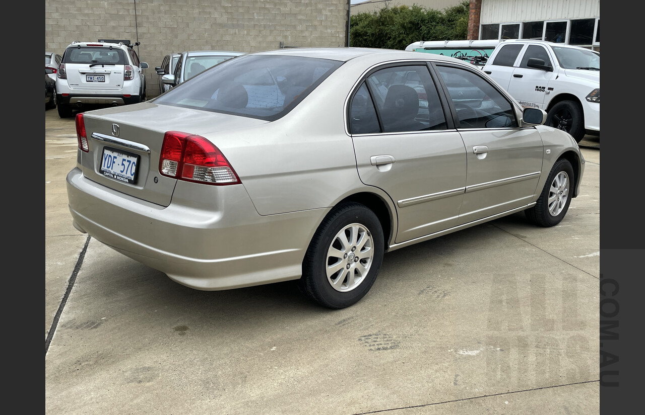 5/2004 Honda Civic GLi 7TH GEN 4d Sedan Beige 1.7L