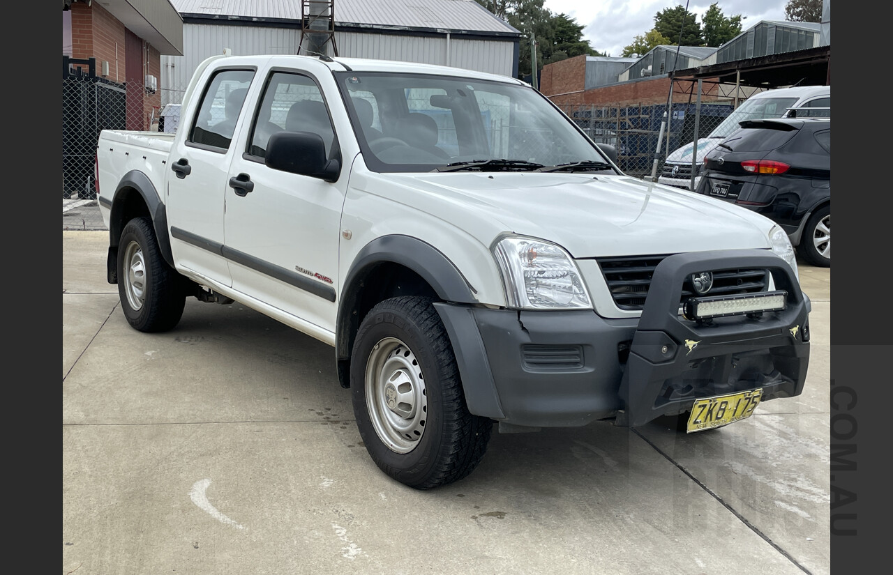 6/2004 Holden Rodeo LX RA Crew Cab P/up White 3.0L