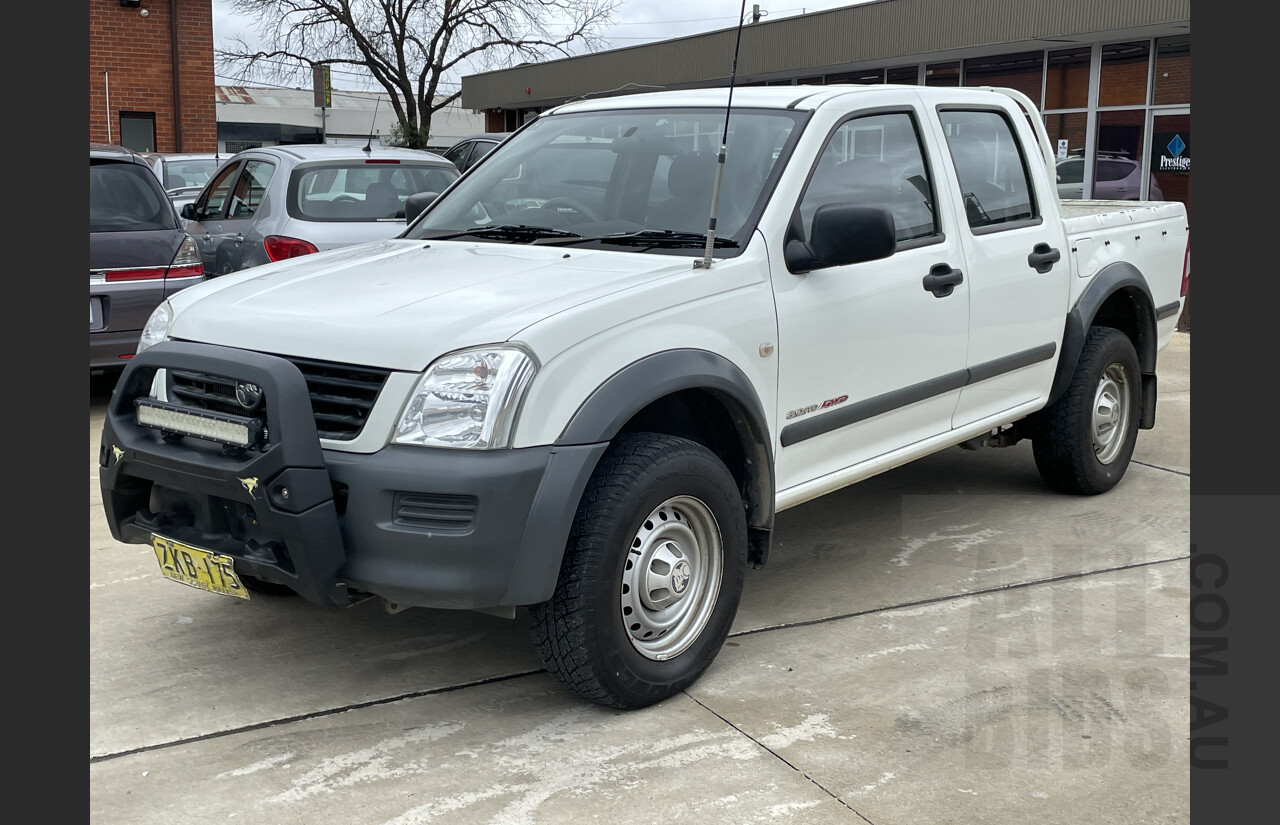 6/2004 Holden Rodeo LX RA Crew Cab P/up White 3.0L