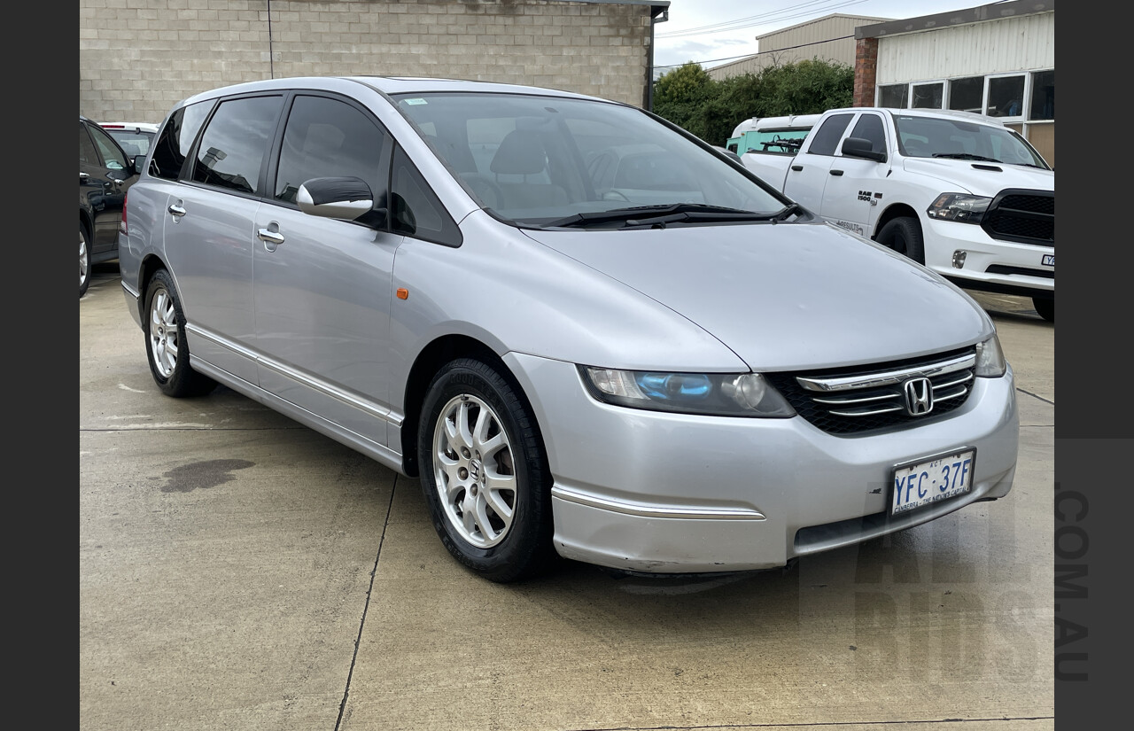 6/2004 Honda Odyssey Luxury 20 4d Wagon Silver  2.4L
