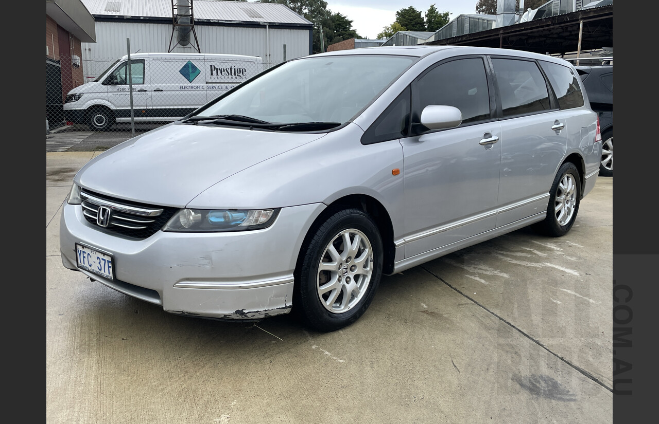 6/2004 Honda Odyssey Luxury 20 4d Wagon Silver  2.4L
