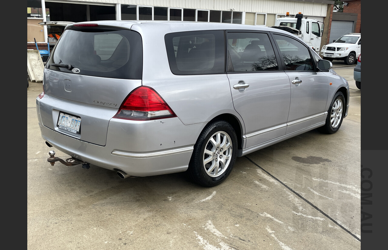 6/2004 Honda Odyssey Luxury 20 4d Wagon Silver  2.4L